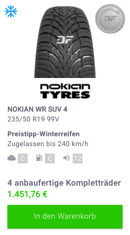 Winterkompletträder VW Tiguan - Unsere Top 5 | felgenshop.de